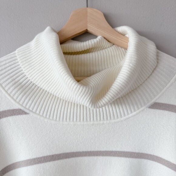 Free People Paulie Stripe Turtleneck Sweater New with tags! Oversized sweater - Picture 8 of 14